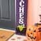 Glitzhome; Glitzhome® 4ft. Halloween Wooden Witch Hat Porch Décor; Category:Halloween Porch Decor; Image:6